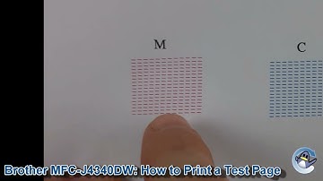 Brother MFC-J4340DW: How to Print a Nozzle Check Test Page