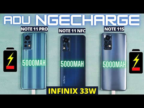 ADU NGECHARGE Infinix Note 11 PRO vs Note 11 NFC vs Note 11S Indonesia, Mana 33Watt TERCEPAT?!