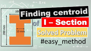 How to Find the Centroid of an I Profile for Engineering Students