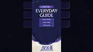 17th February Guide for #afkjourney | #dreamrealm #duratrials #primallord