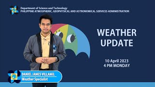 Public Weather Forecast issued at 4:00 PM | April 10, 2023 screenshot 4