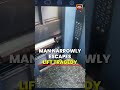 Gujarat Man Escapes Elevator Malfunction 🚨