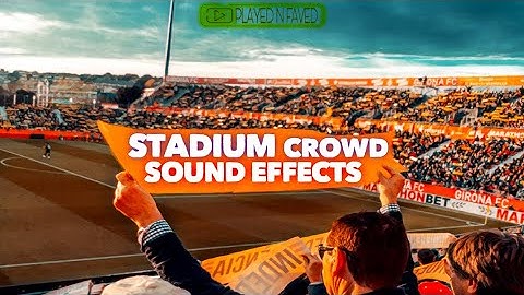 Stadium Crowd Sound Effect / Sports Crowd Cheering Ambience / Huge Stadium Crowd Goal Cheer Sounds