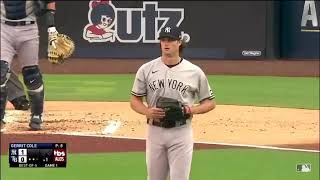 Gerrit cole with 8 ks 2020 ALDS