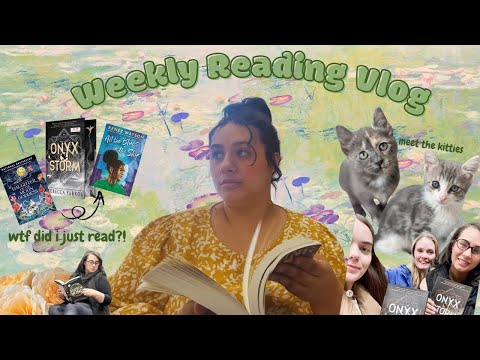 Weekly Reading Vlog|| meet the kitties, a 1 star, & a Wicked Rant