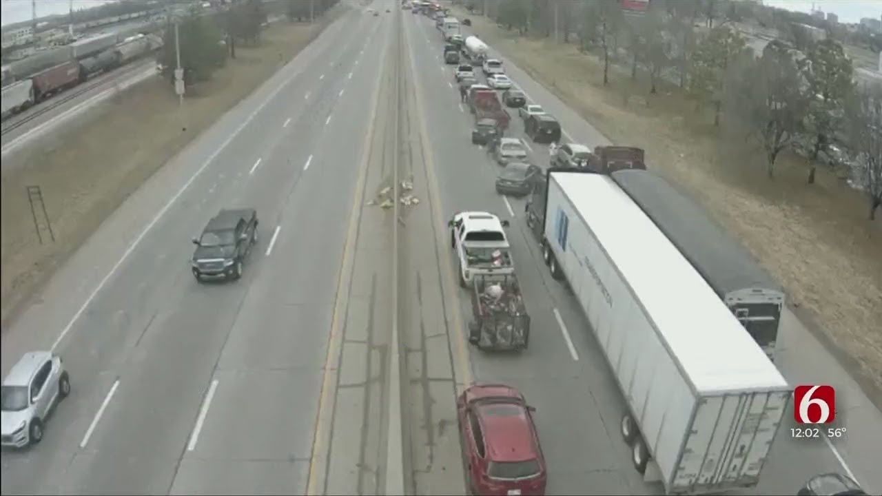 Crash Involving Concrete Truck Causes Major Traffic Delays - YouTube