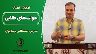 آموزش آهنگ خواب‌های طلایی برای سنتور