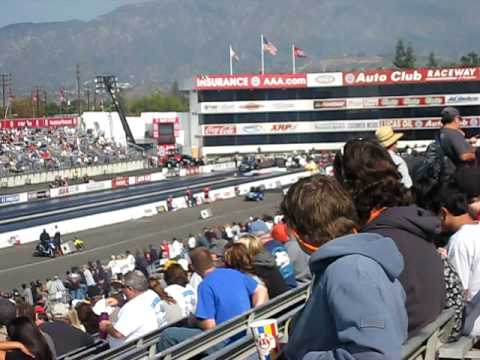 chris rado 6.97 at the nhra finals - YouTube