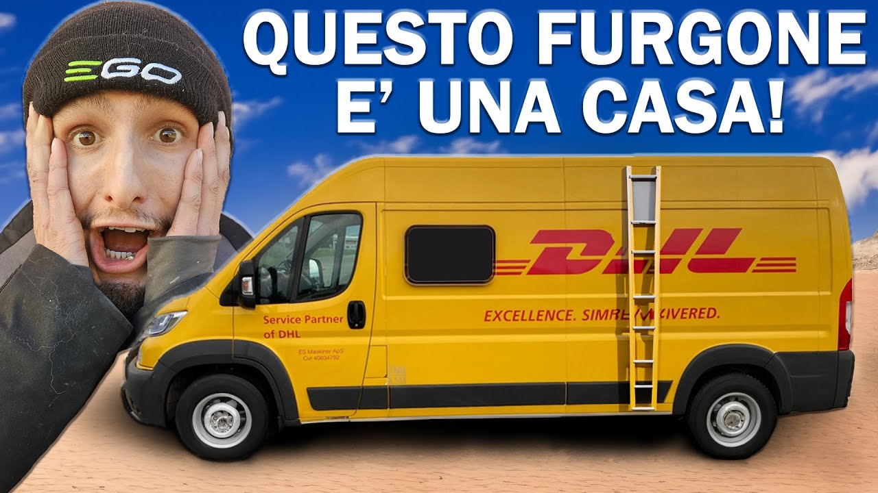 🤯 VAN TOUR Furgone DHL 🏠 GAS FREE