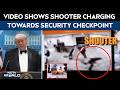 Trump Shooting Incident | Video Shows Trump Event Shooter Charging Towards Press Dinner Venue