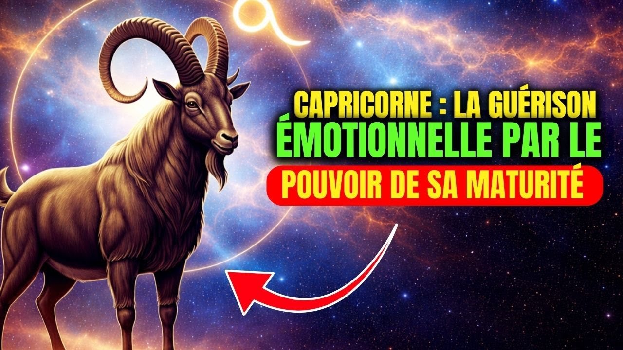 CAPRICORNE : COMMENT LA MATURITÉ VA ATTIRER L’AMOUR QUI GUÉRIT SES BLESSURES