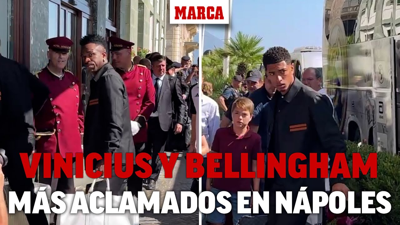 El Madrid llega a Nápoles con Vinicius y Bellingham como los más aclamados I MARCA