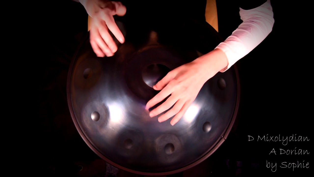 Handpan - D mixolydian / A Dorian hexatonic - crafted by Sophie