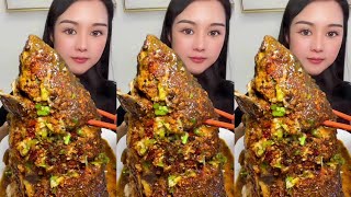 ASMR Eating Spicy Fish Curry Mukbang | Fish Fry | Fish Curry | 생선먹방/생선구이 | ASMR Eating Fish Video