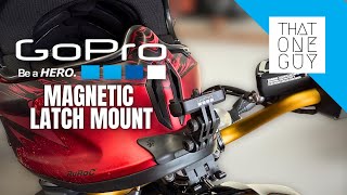 GoPro Manetic Latch Mount for Motovlog Setup