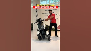 Hero Vida Sway Electric Tri Scooter Concept REVEALED | BikeWale #shorts
