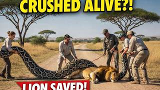 "Brave Team Battles Giant Python to Save Father Lion’s Life! Profile