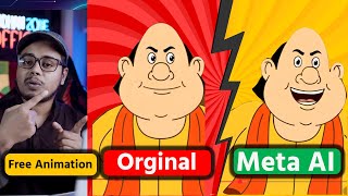 How to create Gopal Var Cartoon in AI. Meta Ai animation screenshot 1