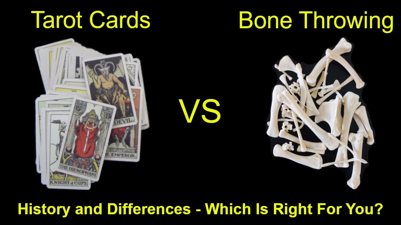 Tarot Cards VS Bone Throwing - History and Differences - Which Is Best For You?