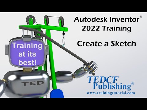 Autodesk Inventor 2022-2023: Create a Sketch