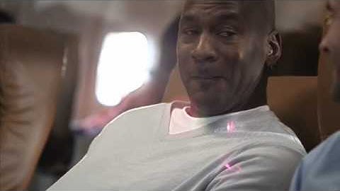 Awkward guy meets Michael Jordan on a plane