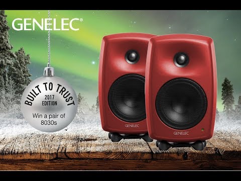 Built To Trust 2017 | Win a pair of Limited Edition red Genelec 8030C