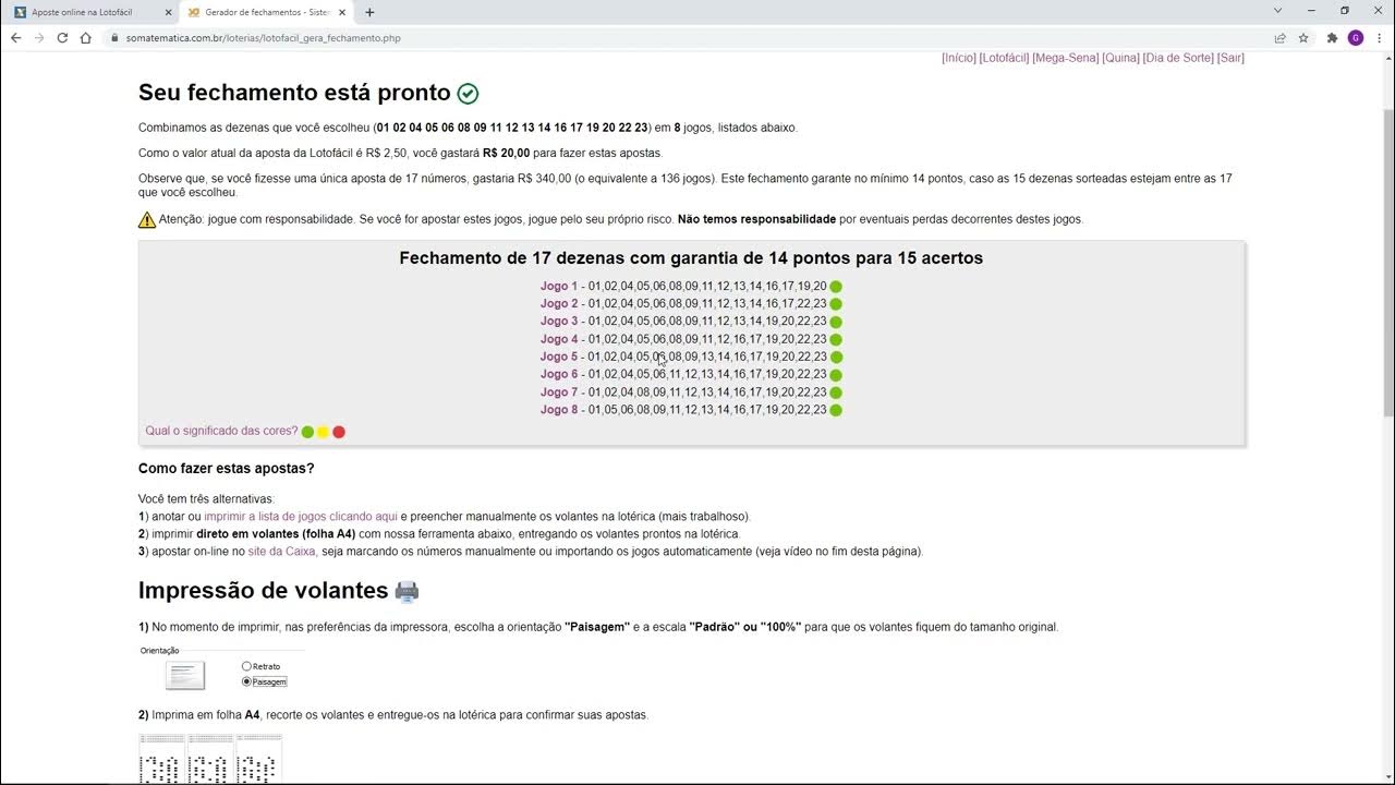 Como importar jogos para o site da Caixa usando a extensão SoMatematica  Loterias 