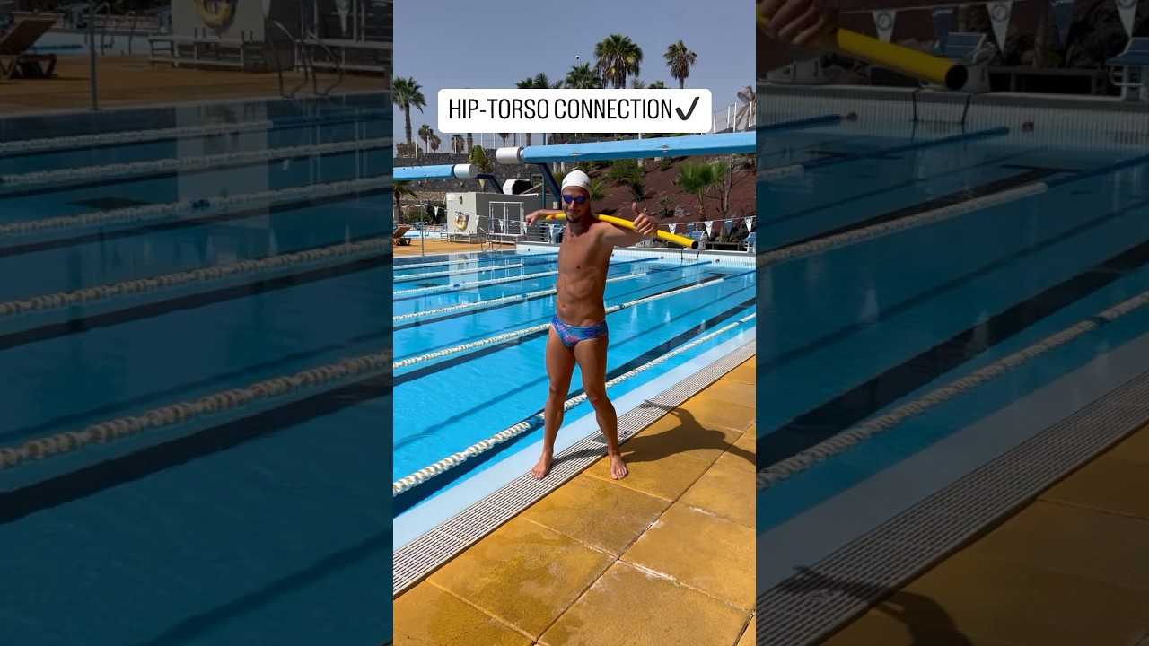 Work that connection between torso and hips to swim more efficiently!