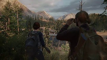 The Last of Us Part ll - Finding Strings: "2 Years Earlier" Clear Out Infected With Tommy (2020)