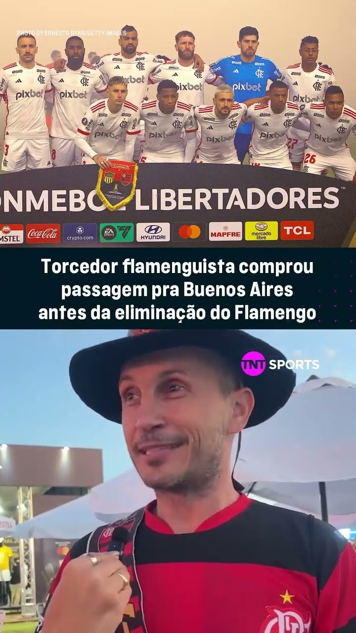 ESSE TORCEDOR COMPROU PASSAGEM PRA VER O FLAMENGO NA FINAL DA LIBERTADORES, MAS A FINAL É OUTRA...