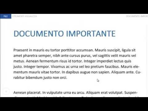 Video: Come Recuperare Un Documento Word Cancellato