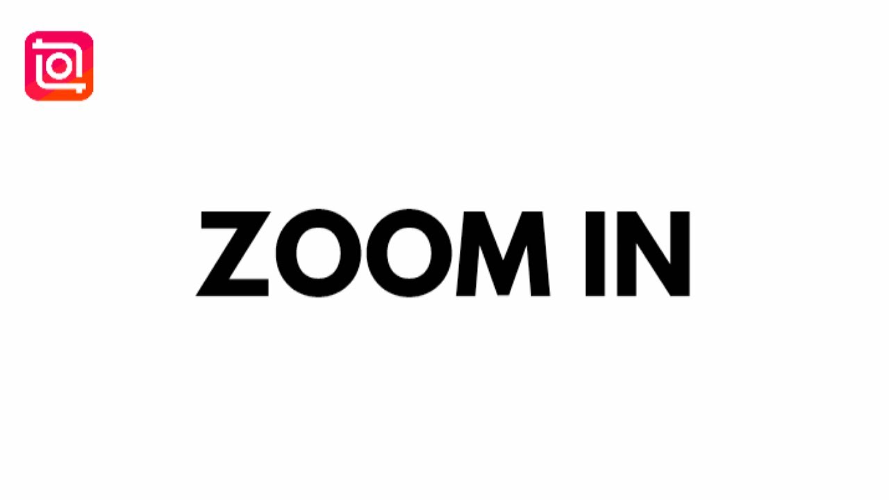 How to zoom in text on inshot