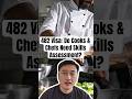 482 Visa: Do Cooks & Chefs Need Skills Assessment? #shorts