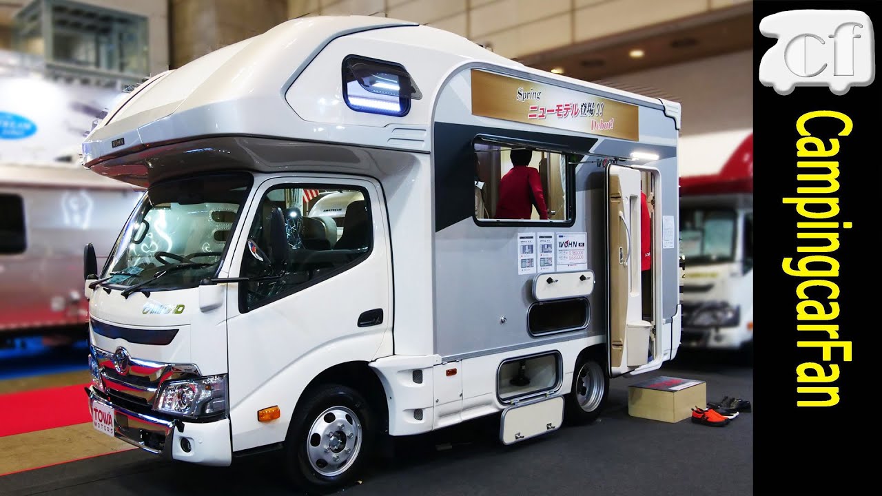 【ヴォーンDC：東和モータース販売】家庭用エアコンやリチウムイオンバッテリーも装備できる5m未満のカムロードキャブコン