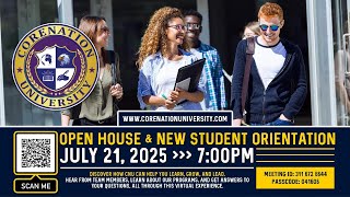 New Student Orientation 2025 (Virtual Meeting)