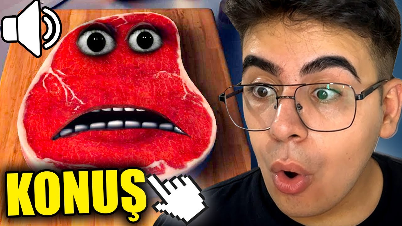 Çocuklara Uygun Olmayan ET OYUNU GİZLİ *KONUŞMA SONU* AÇTIM (Charlie The Steak)