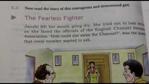 DAV nahan,class 5. English reader, unit 3(C). The fearless fighter    (part 8)