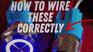 HOW TO WIRE 5 PIN STAINLESS STEEL PUSH BUTTON SWITCH