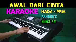 AKHIR CINTA - Panber's | KARAOKE NADA PRIA, HD