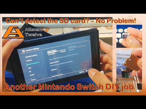 How To Fix Nintendo Switch Not Detecting the micro-SD Card (with English subtitle)
