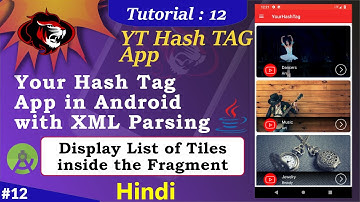 YouTube Hash Tag App in Android Studio Part 12  | Display Hash Tags | Your Hash Tag App in Android
