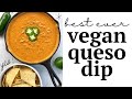 Easy Vegan Queso Dip | Dairy Free Recipe | Cashew Queso | Homemade Skillet Queso | Nachos #Shorts