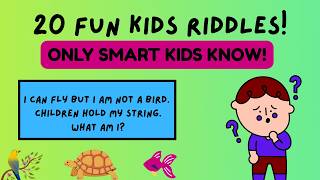 20 Easy Riddles for Kids/ Fun Guessing Game