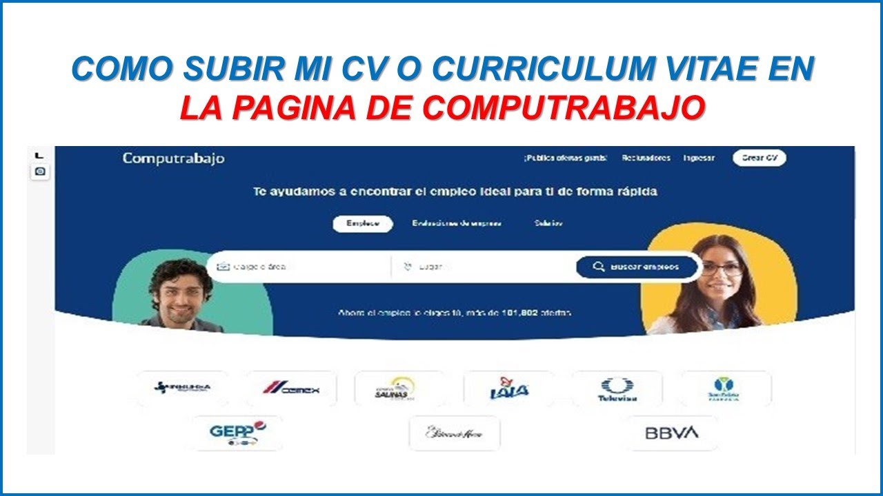 COMO SUBIR MI CV A COMPUTRABAJO 2025