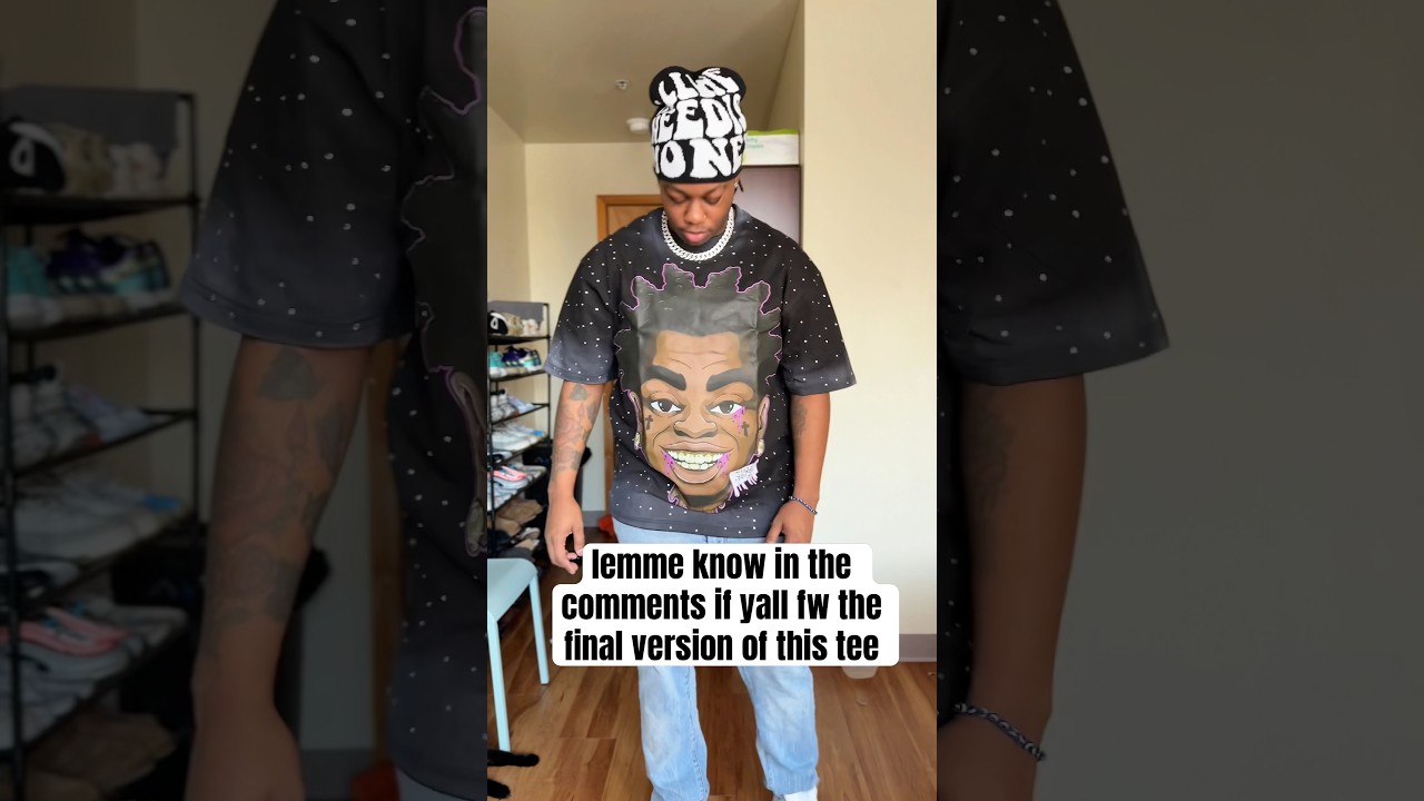 Final version of the rhinestone tee 💯