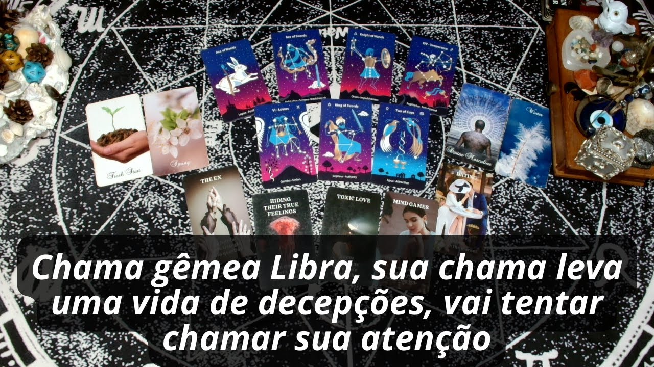 Chama gêmea Libra, sua chama leva uma vida de decepções, vai tentar chamar sua atenção