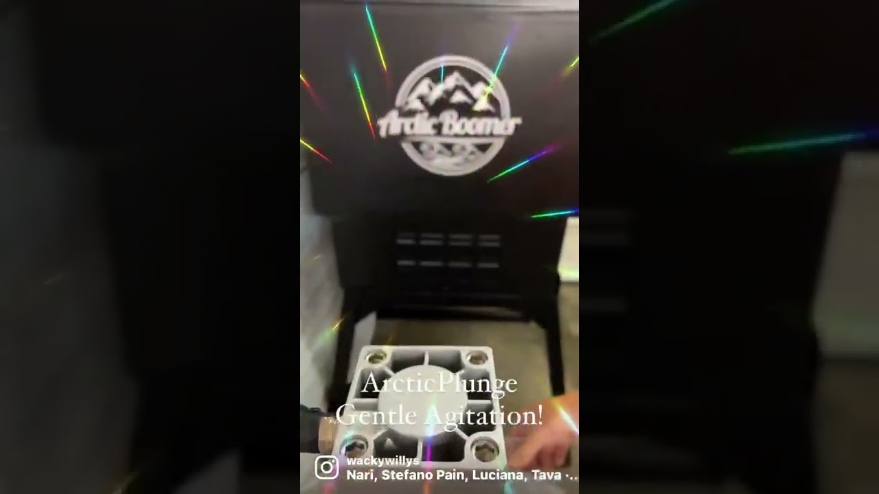 Bubble Hash Washing Machine - Wacky Willys ArcticPlunge Agitation System.