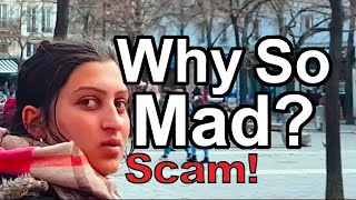 Why The Middle Finger? Scammer Gets Mad The Fake Petition Scam Exposed. A Warning For Tourists.