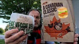 A&W Crispy Veggie Burger Review 