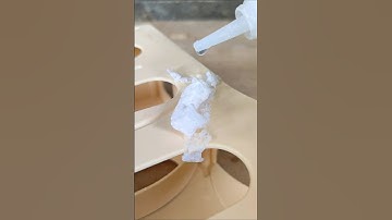 Ingenious method! Pour glue on styrofoam and fix all broken plastic parts at home!